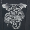 2000s Harley Davidson Twin Cities Savage Minnesota Thermal Shirt Front Graphic