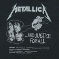1988 Metallica ...And Justice for All Shirt Back Graphic
