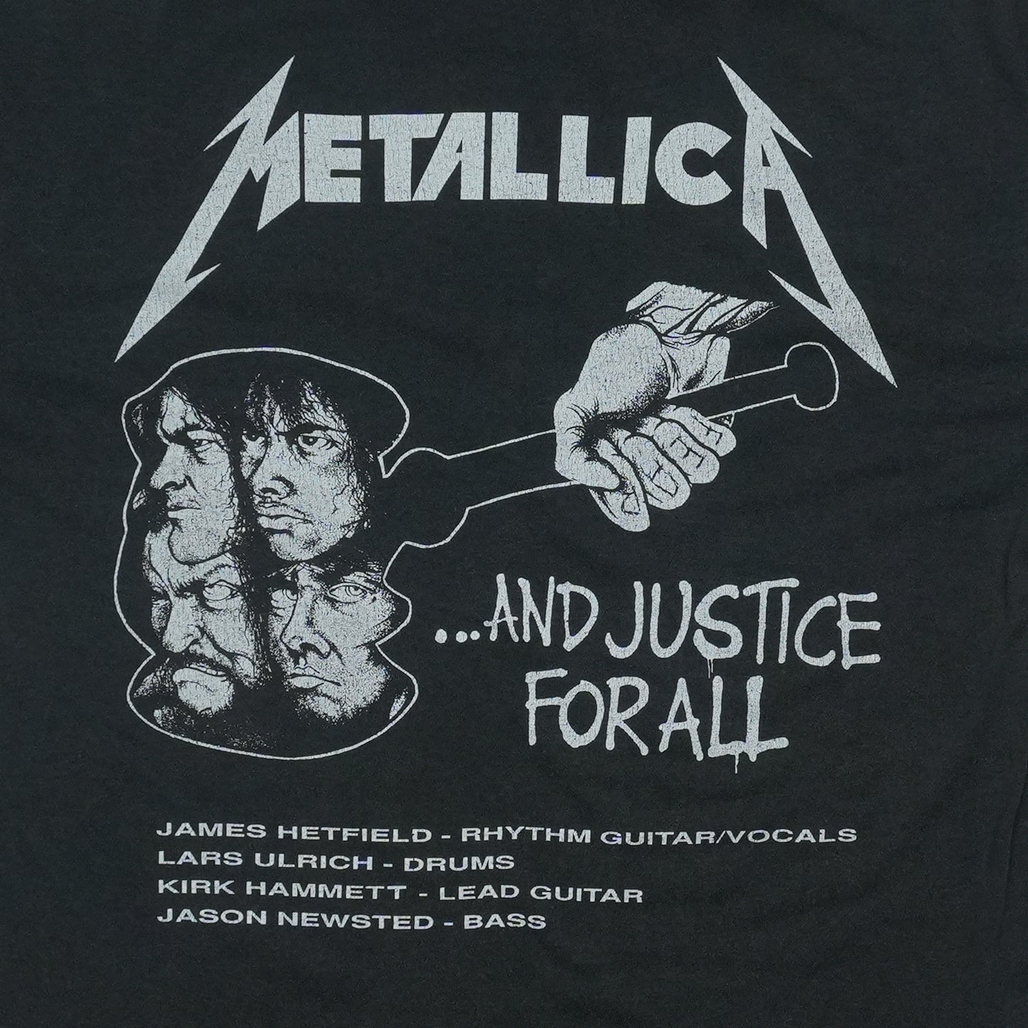 1988 Metallica ...And Justice for All Shirt Back Graphic