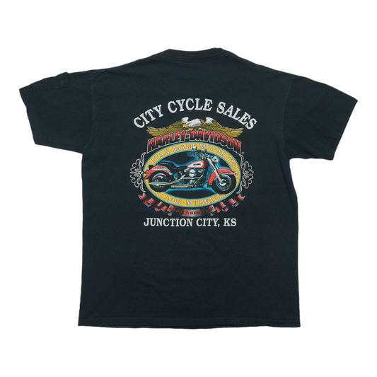 1989 Harley Davidson Junction City Kansas ShirtBack