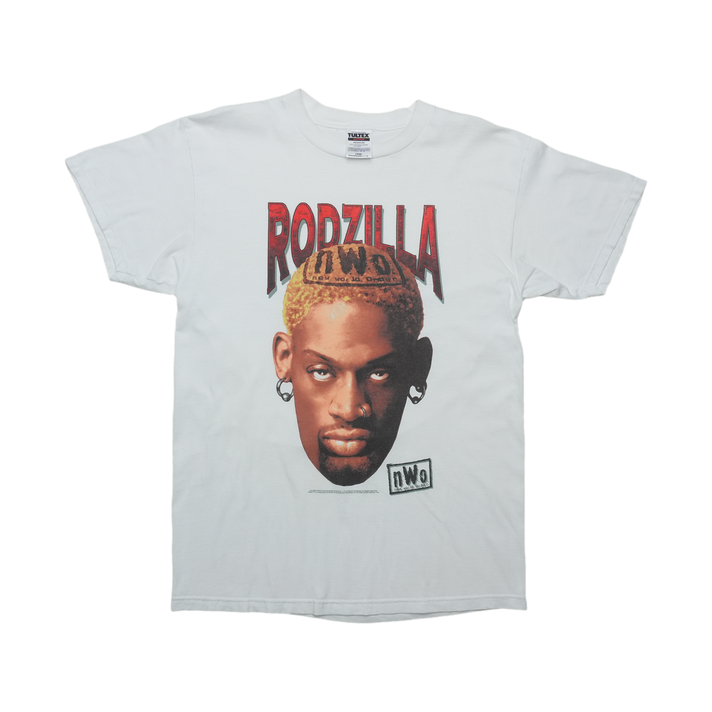 1998 Dennis Rodman Rodzilla nWo Shirt Front