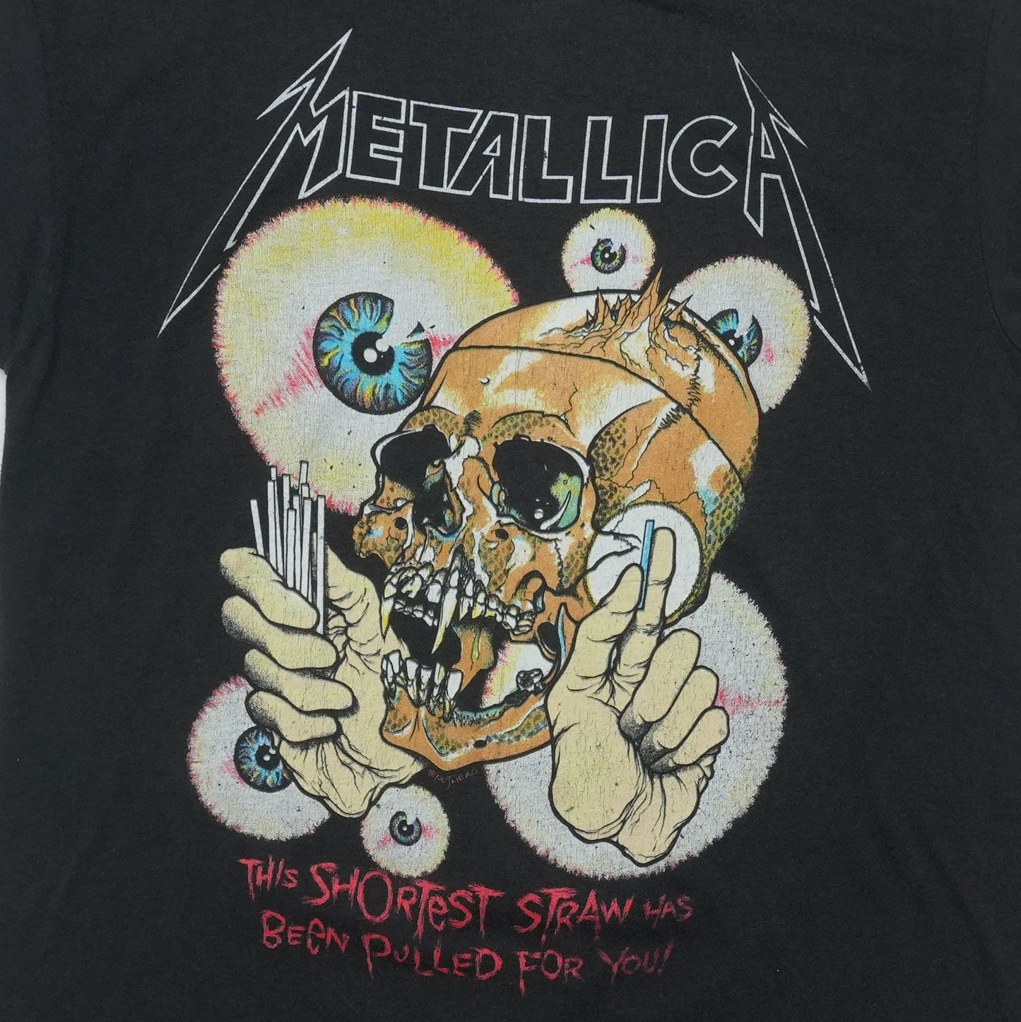 1988 Metallica Shortest Straw Shirt Detail 1