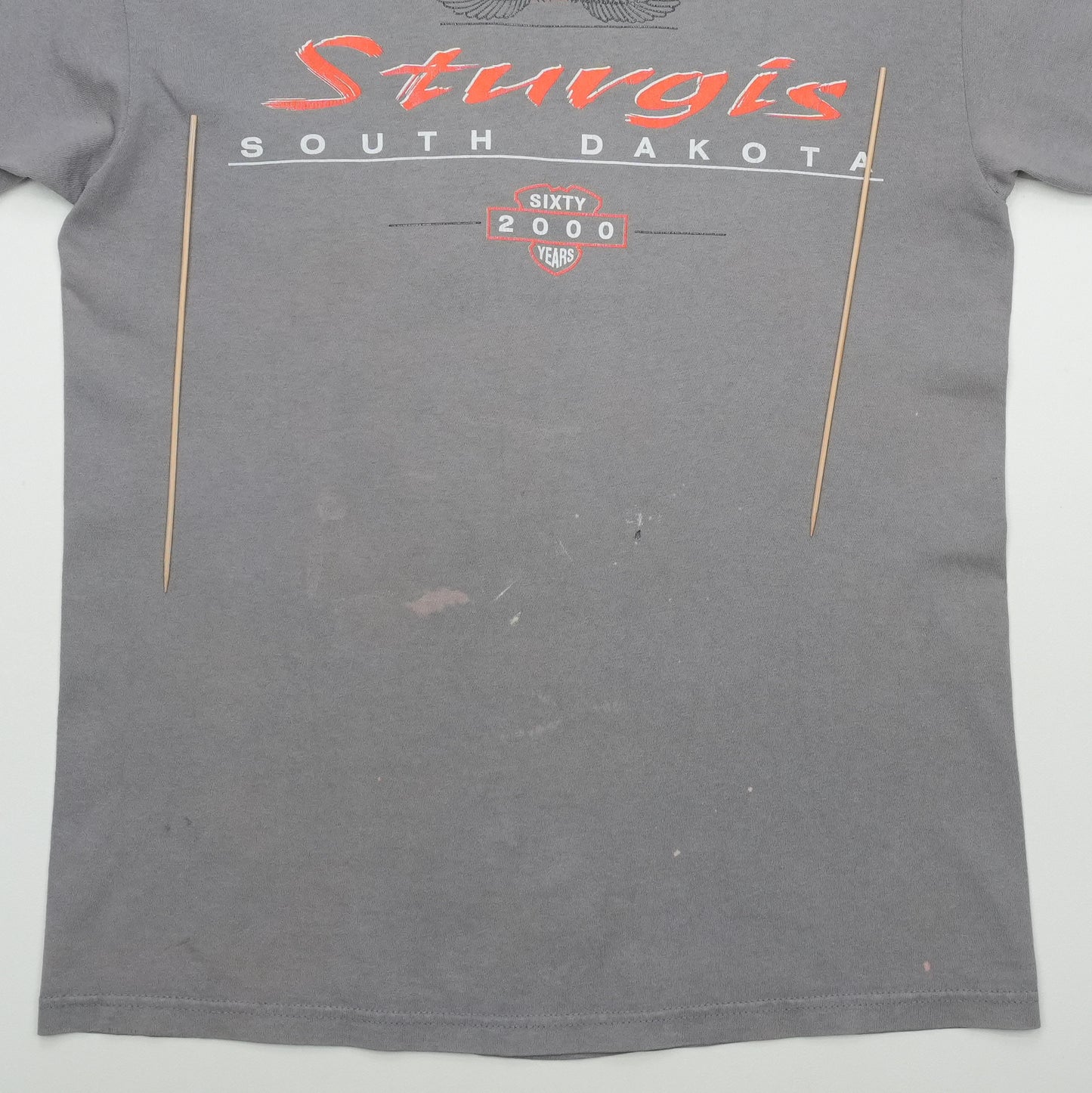 2000 Sturgis 60th Annual Black Hills Rally Shirt Front Detail 2