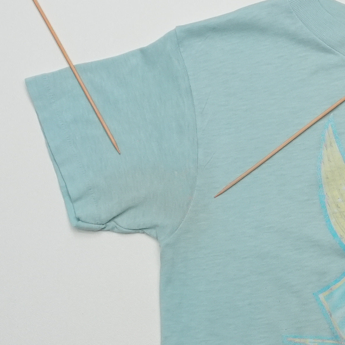 1980s Angel Band Shirt Detail