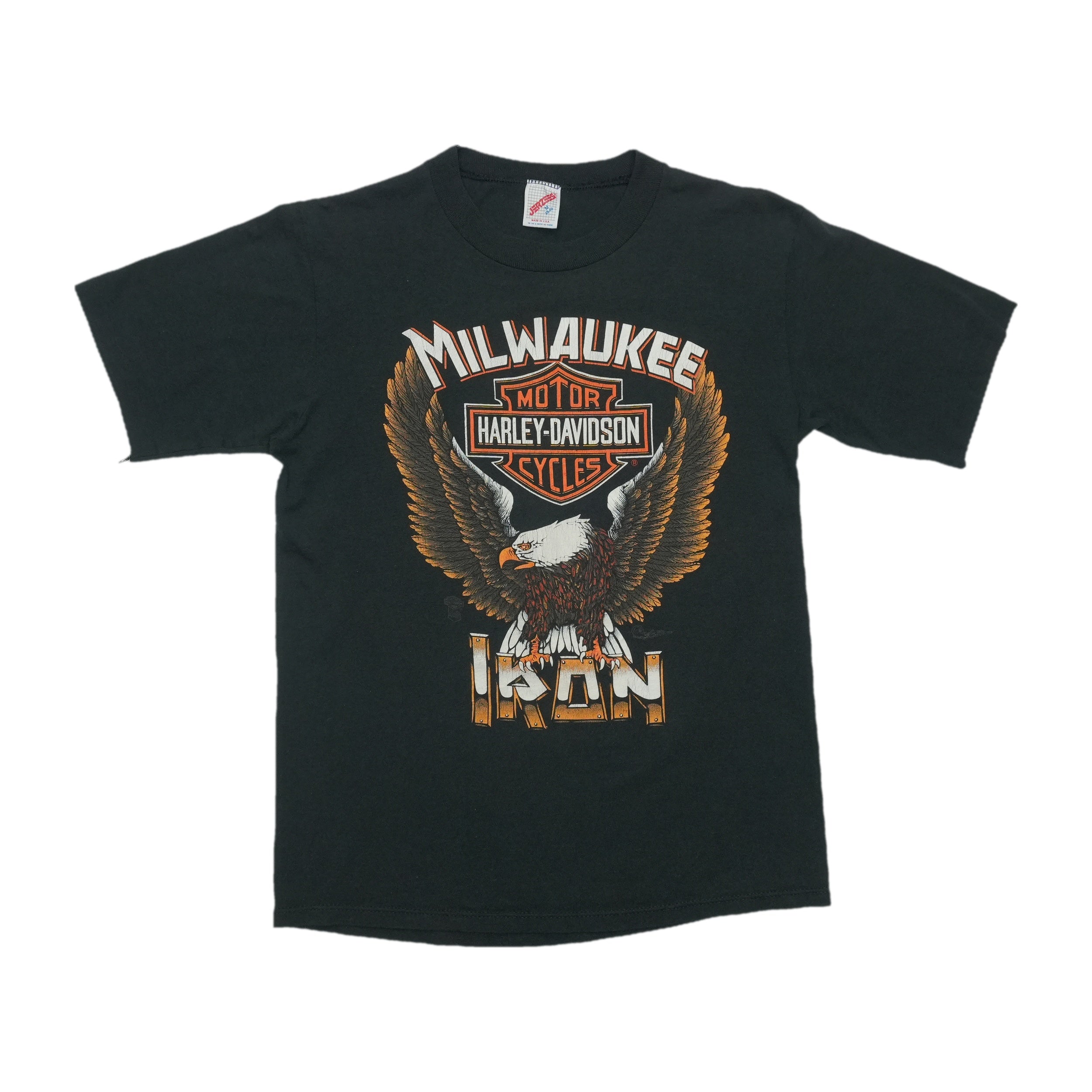 1990s Harley Davidson Iron Shirt Front