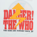 1989 The Who The Kids Are Alright Tour Shirt Detail 2