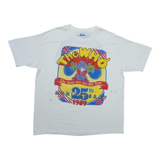 1989 The Who The Kids Are Alright Tour Shirt Front
