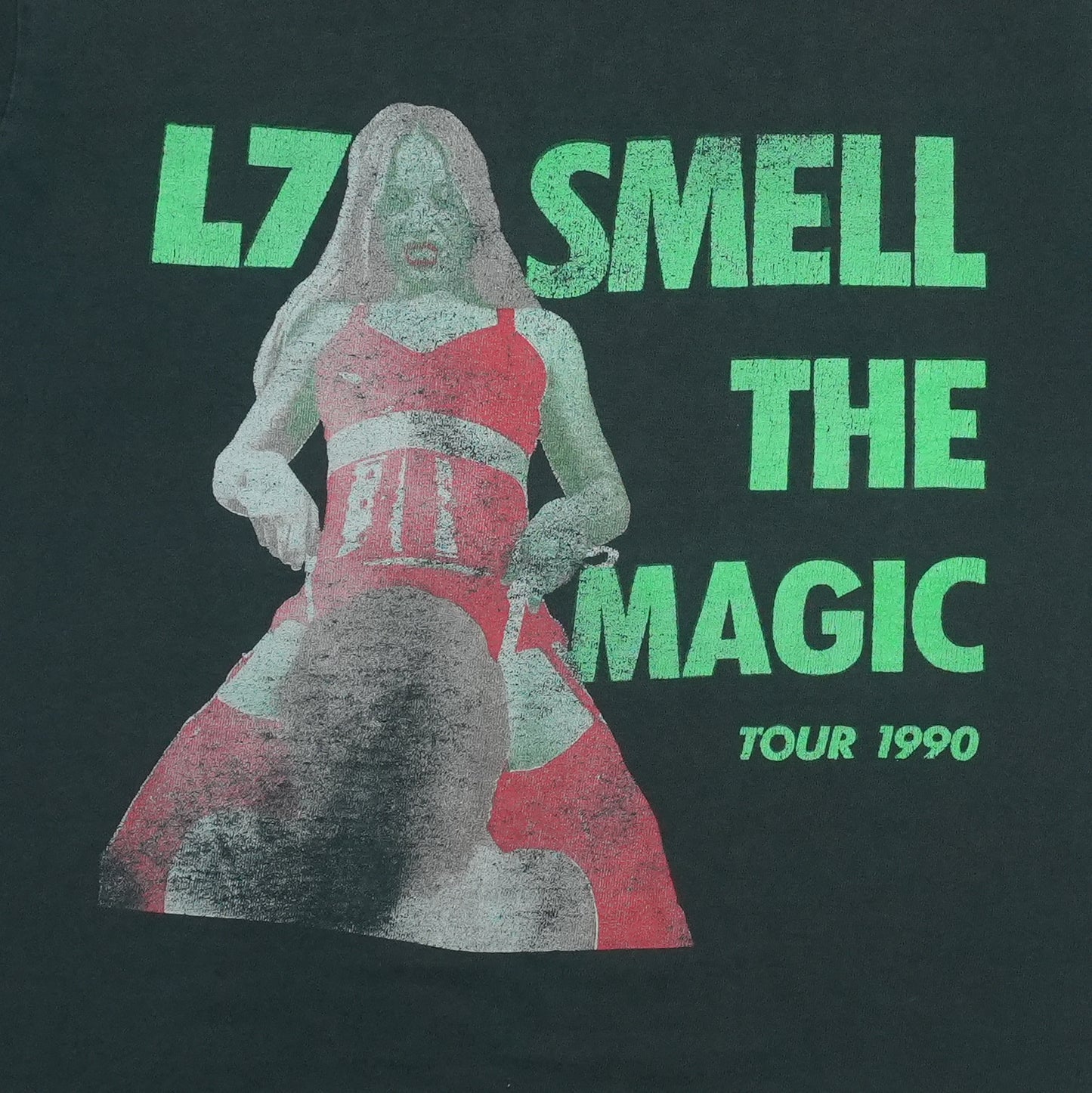 1990 L7 Smell The Magic Tour Shirt Detail 2