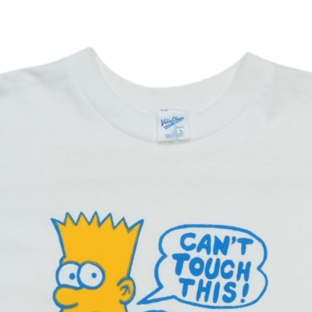 1990 Bart Simpson Can't Touch This Shirt Tag