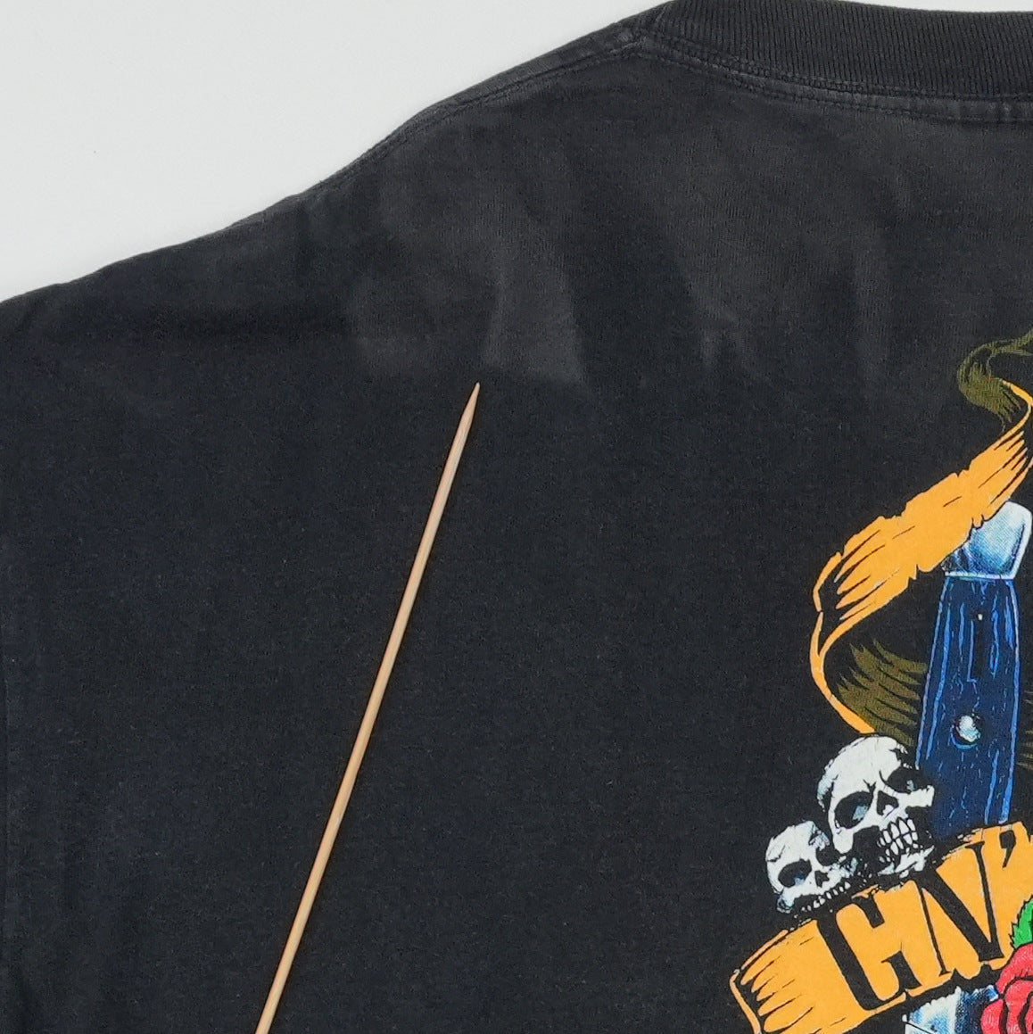 1990 Guns N Roses Skull Shirt Detail 7
