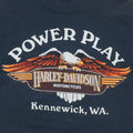 1989 Harley Davidson Thunder In The Rockies Shirt Back Detail 1