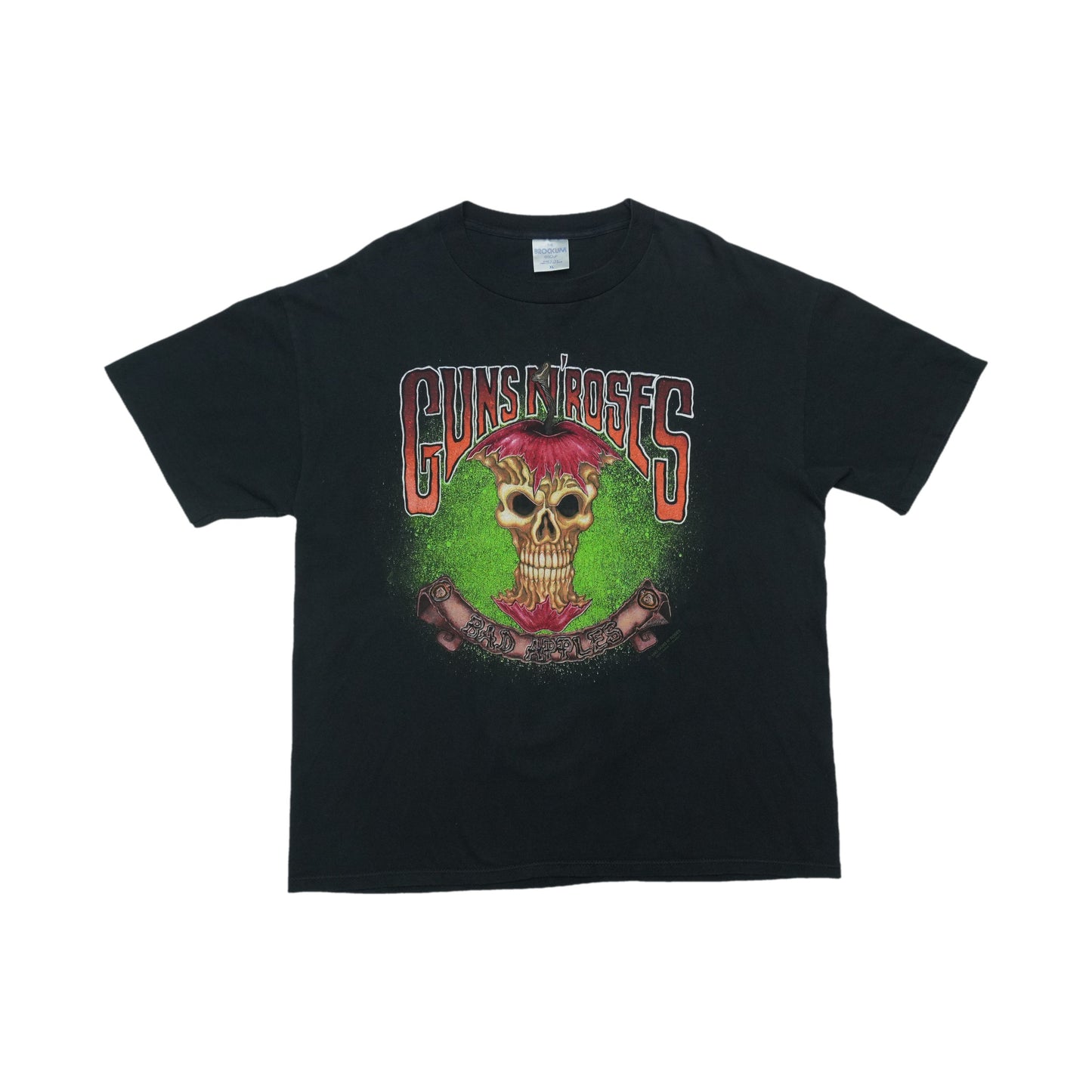 1991 Guns N Roses Bad Apple Tour Shirt Front