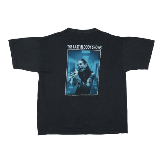 1992 Ozzy Osbourne Last Bloody Shows Shirt Back