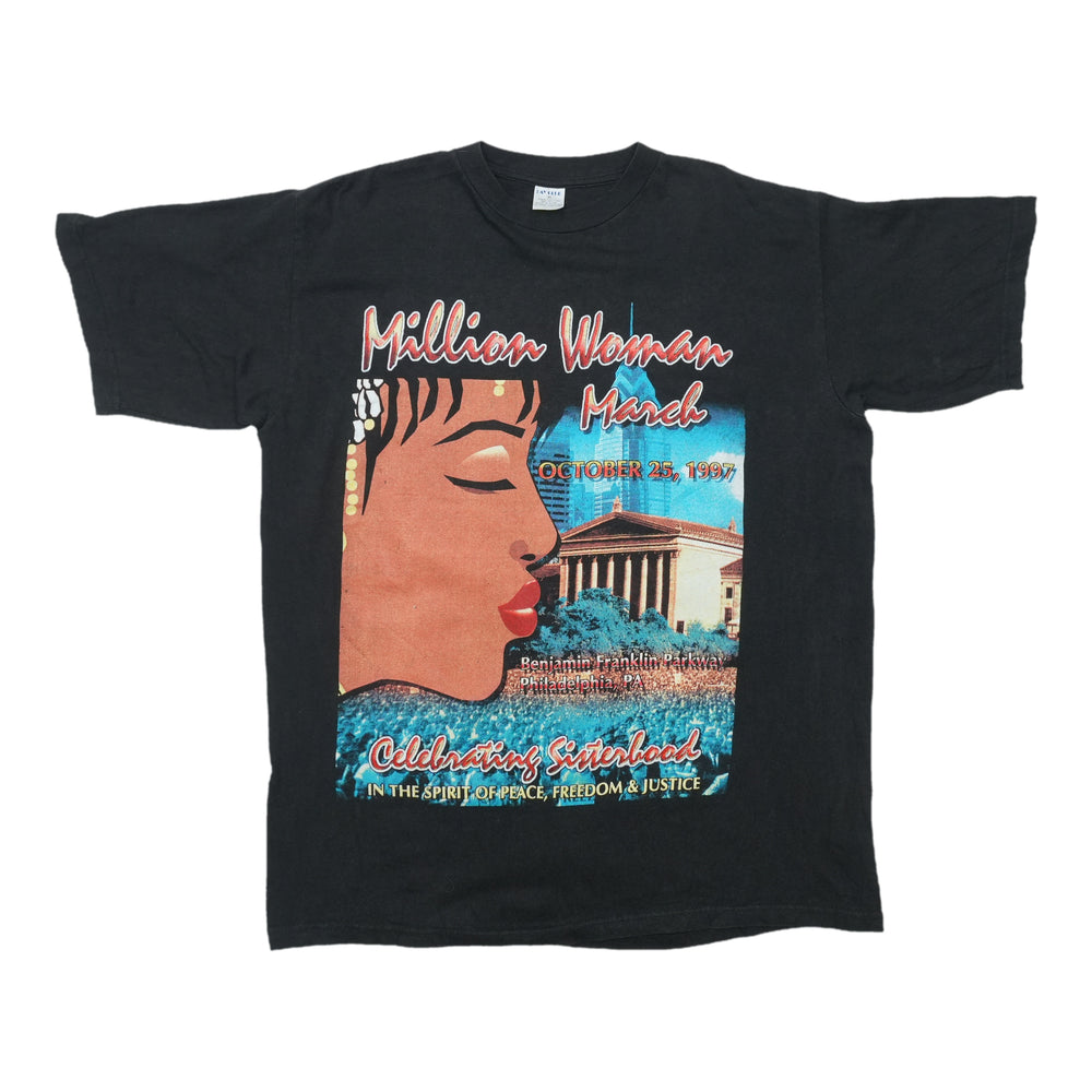 1997 Million Woman March Philadelphia Shirt Front
