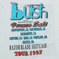 1997 Bush Razorblade Suitcase Tour Shirt Back Graphic