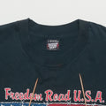 1980s Freedom Road USA Biker Shirt Back Graphic