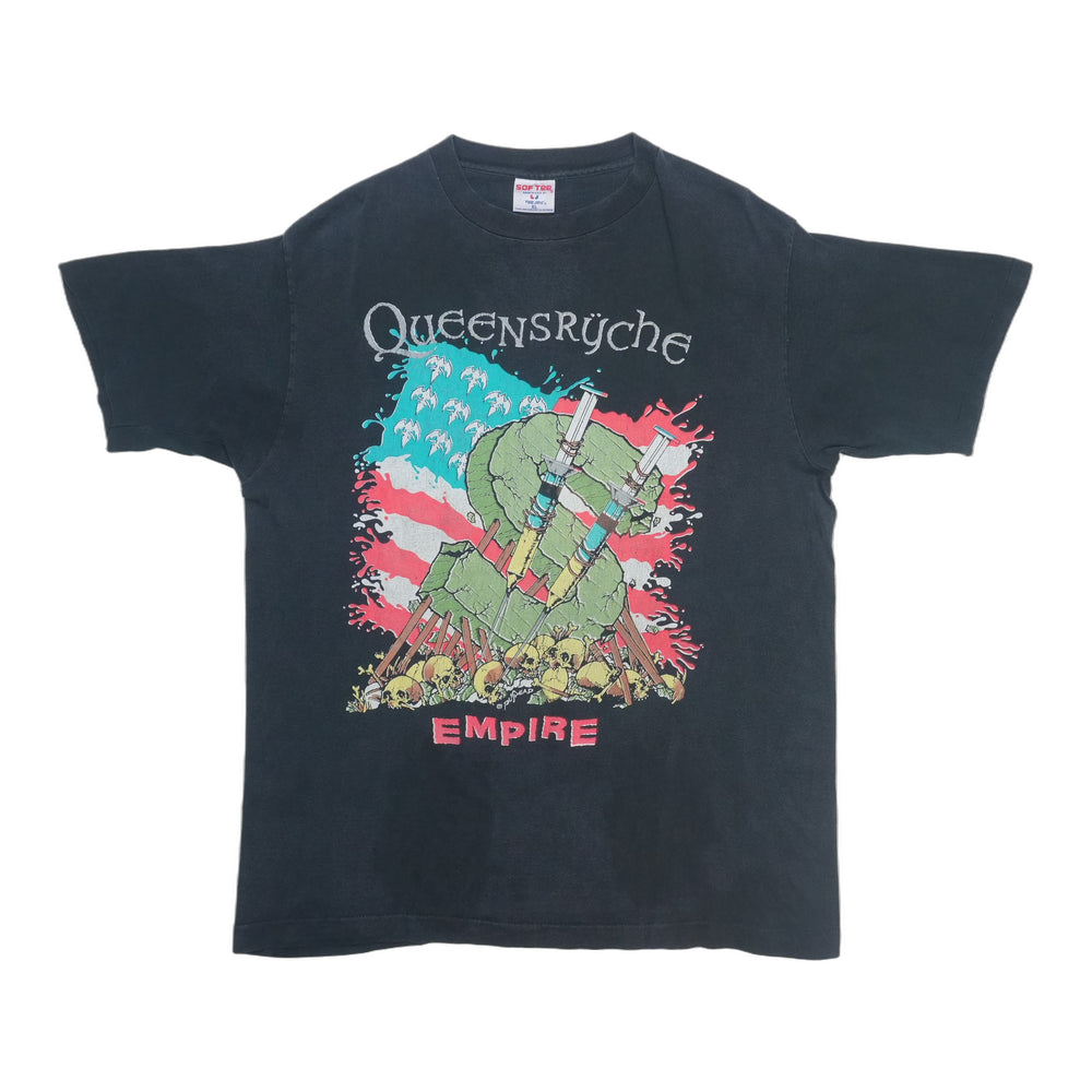 1991 Queensryche Empire Building Empires World Tour Shirt Front