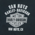 1990s Harley Davidson Van Nuys Calfornia ShirtBack Graphic