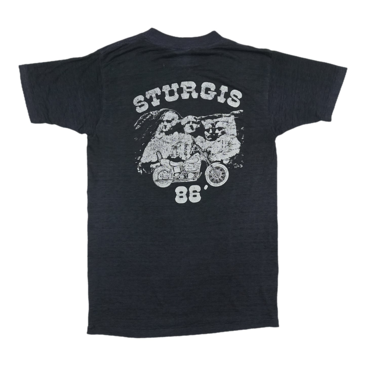 1986 Sturgis Harley Davidson Shirt Back