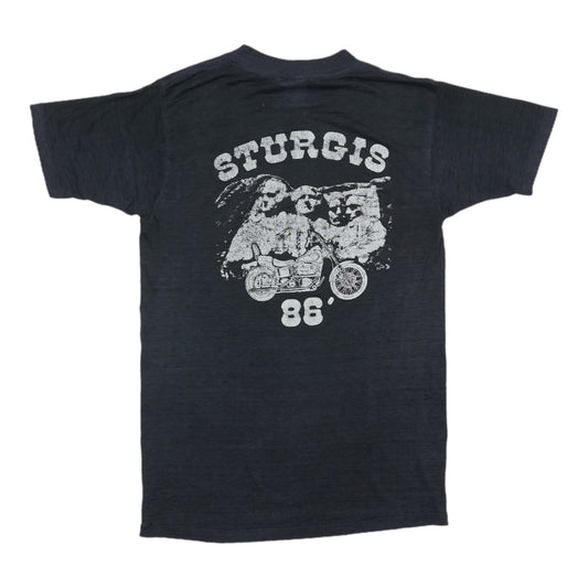1986 Sturgis Harley Davidson Shirt Back