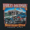 1990s Harley Davidson Sunset Silhouette Eagle Riders ShirtBack Graphic