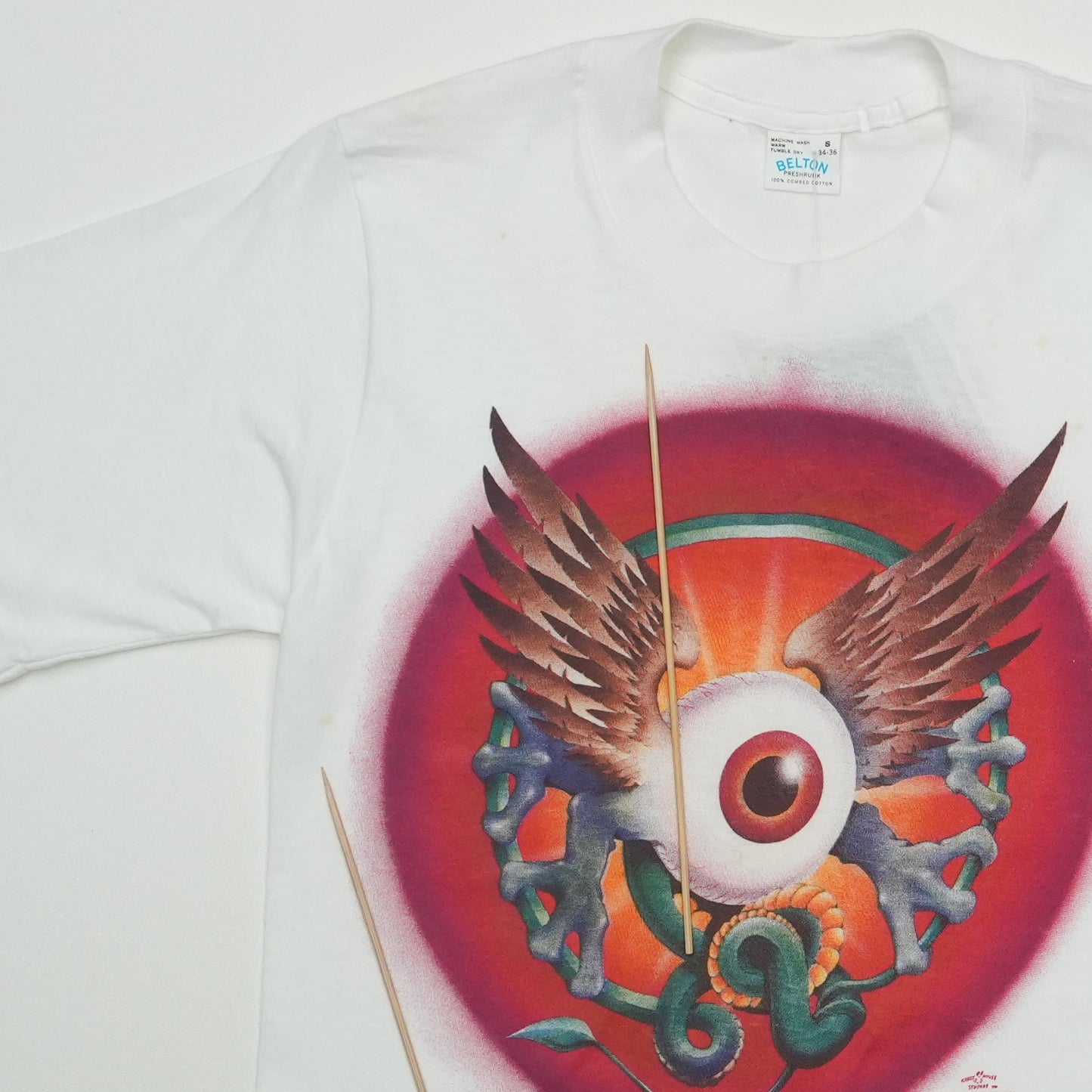 1974 Flying Eye Kelley Mouse Monster Corporation Shirt Front Detail 5