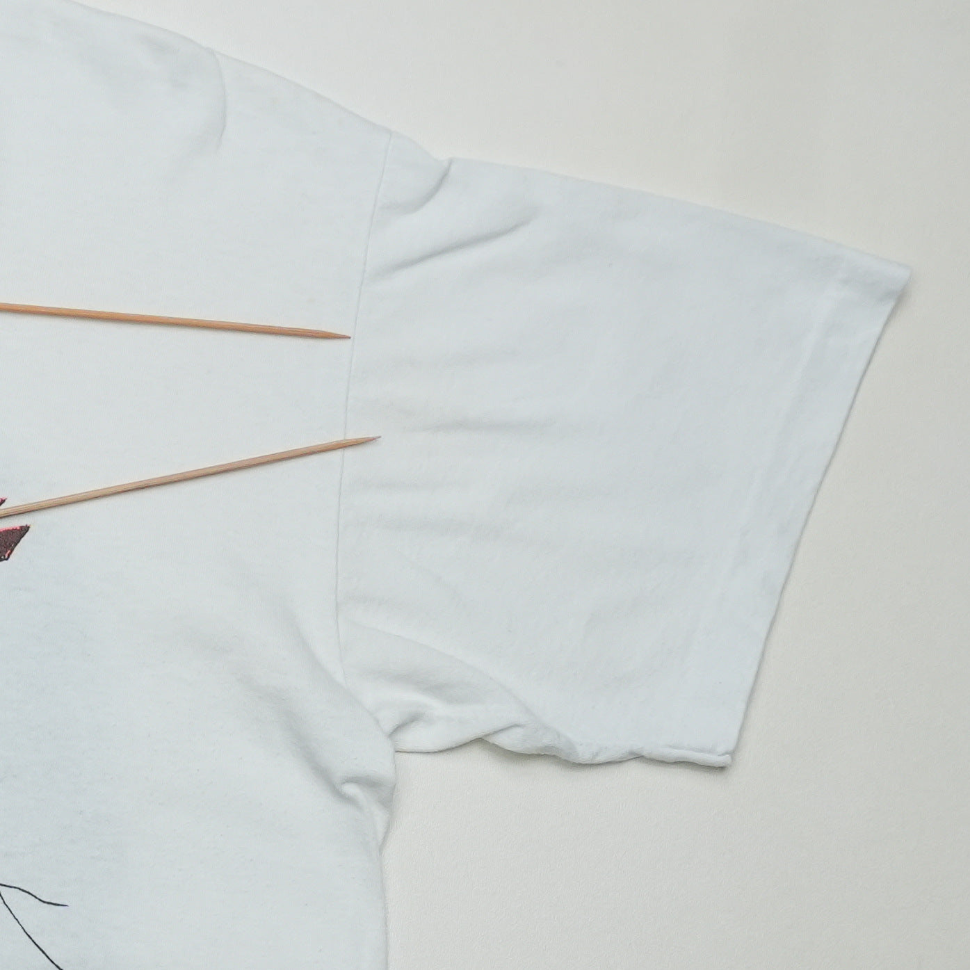 1989 Alice Cooper Half Face Skull Shirt Detail