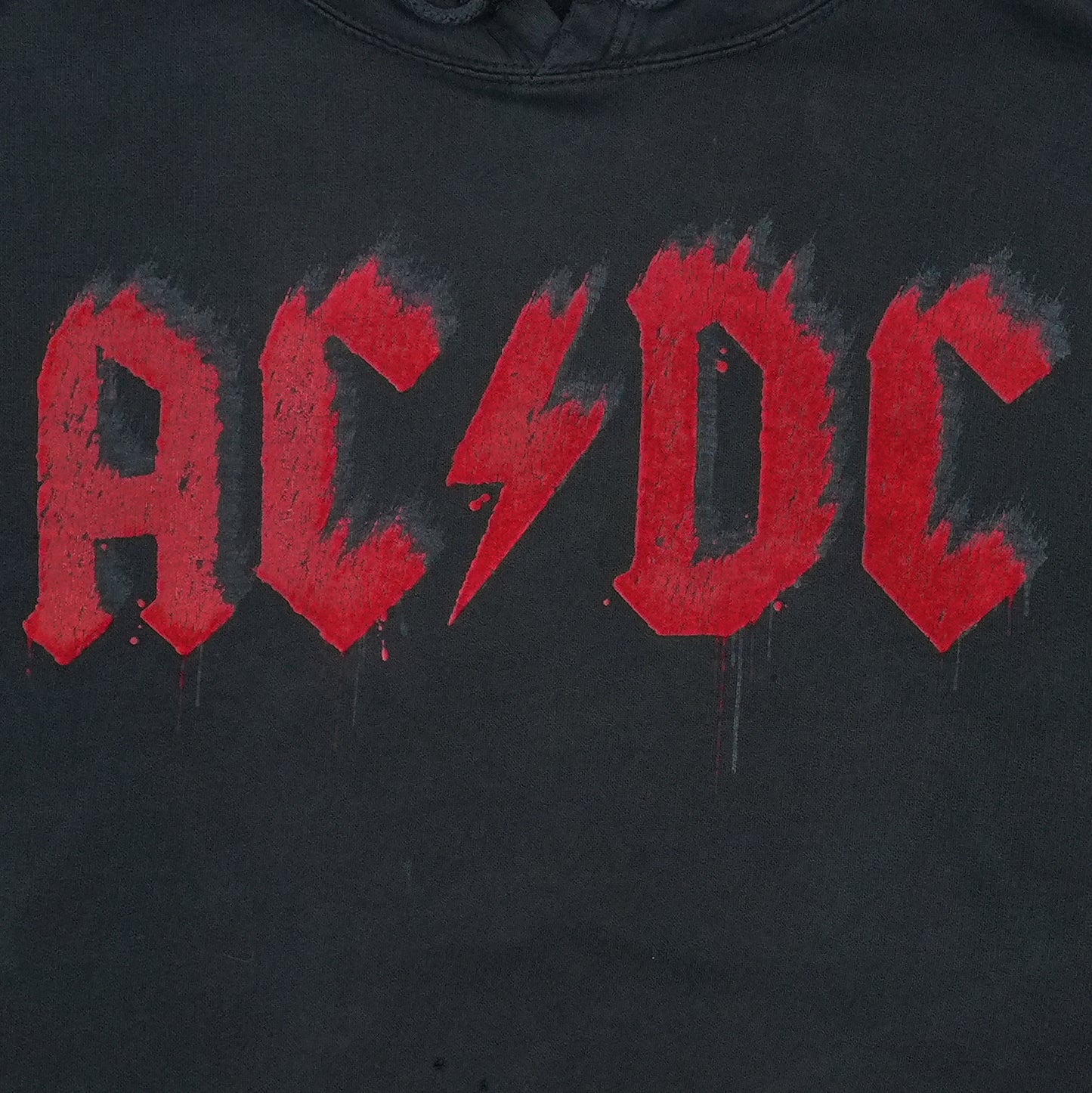 2006 AC/DC Logo Hoodie Detail 2