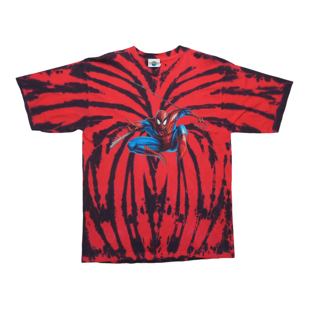 1990s Spider-Man Tie Dye Shirt Front