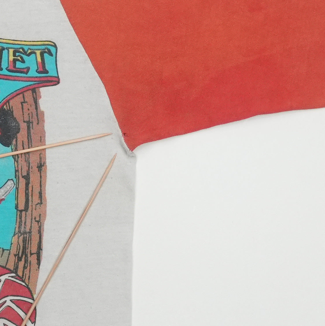 1980s Molly Hatchet & Outlaws US Tour Raglan Shirt Detail 3