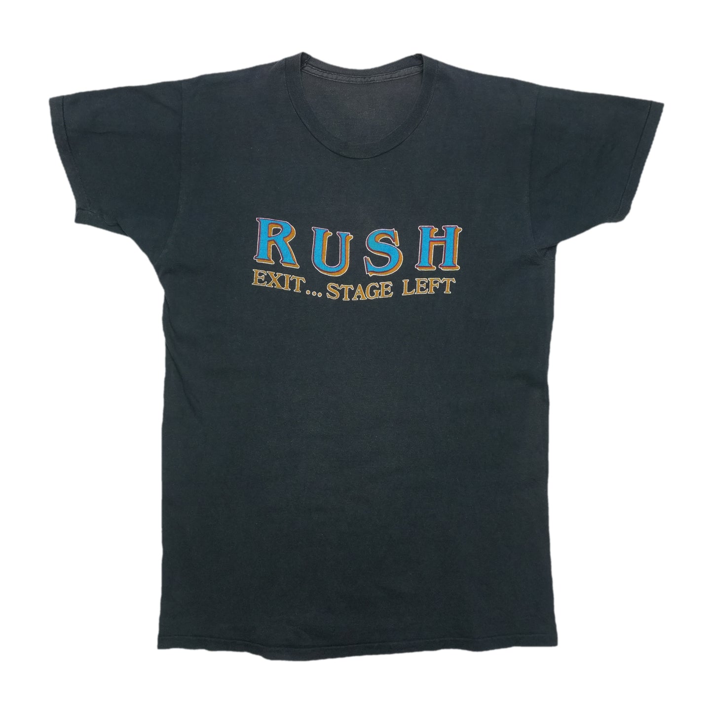 1982 Rush Exit Stage Left Tour Shirt Front