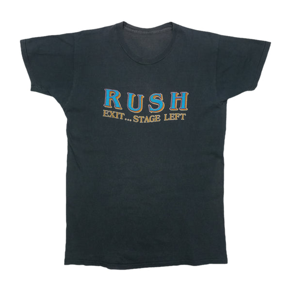 1982 Rush Exit Stage Left Tour Shirt | WyCo Vintage