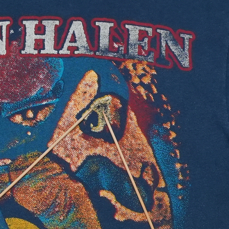 1981 Van Halen Fair Warning Tour Shirt Detail