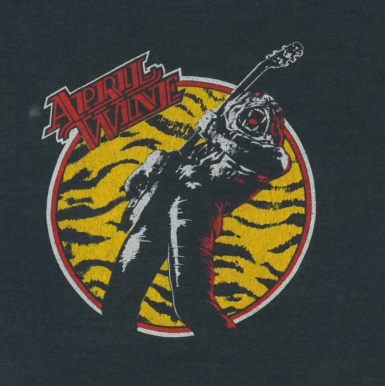 1981 April Wine Nature Of The Beast Tour Shirt Detail 2