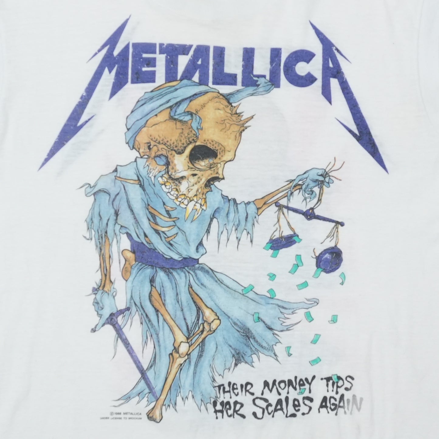 1988 Metallica Doris Sleeveless Shirt Detail 2