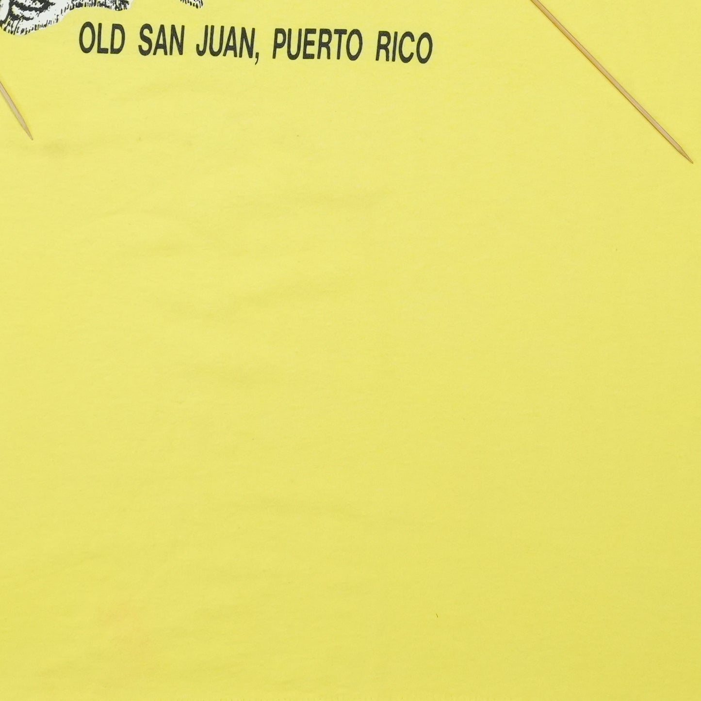 1990s Hooters Old San Juan Puerto Rico Shirt Detail 3