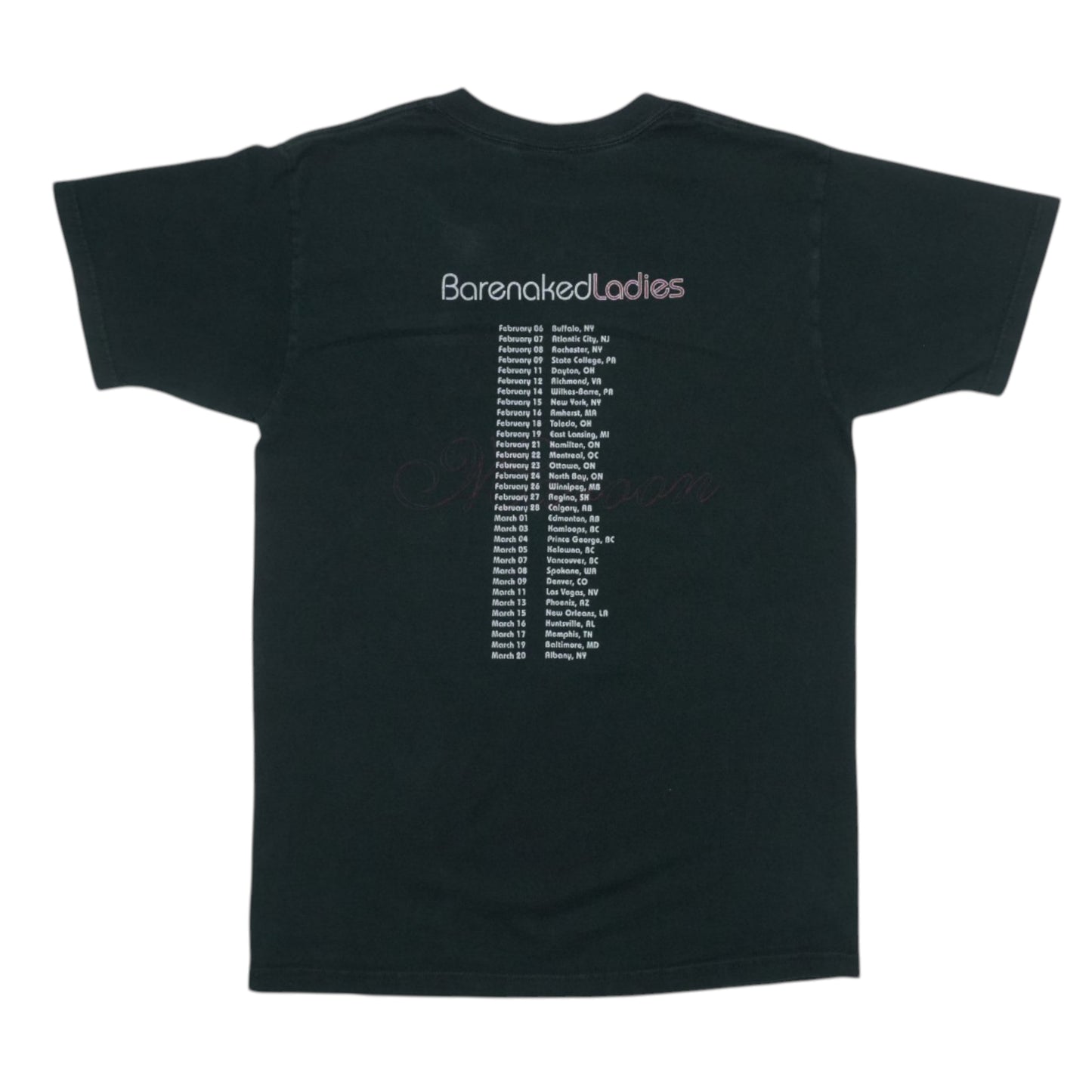 2000s Barenaked Ladies Tour Shirt Back