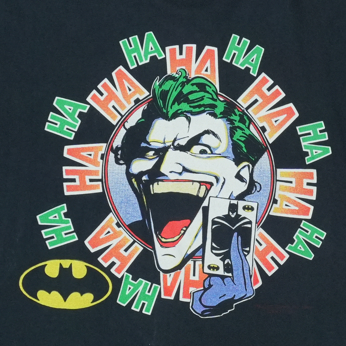 1989 Batman Joker Ha Ha Shirt Detail 2