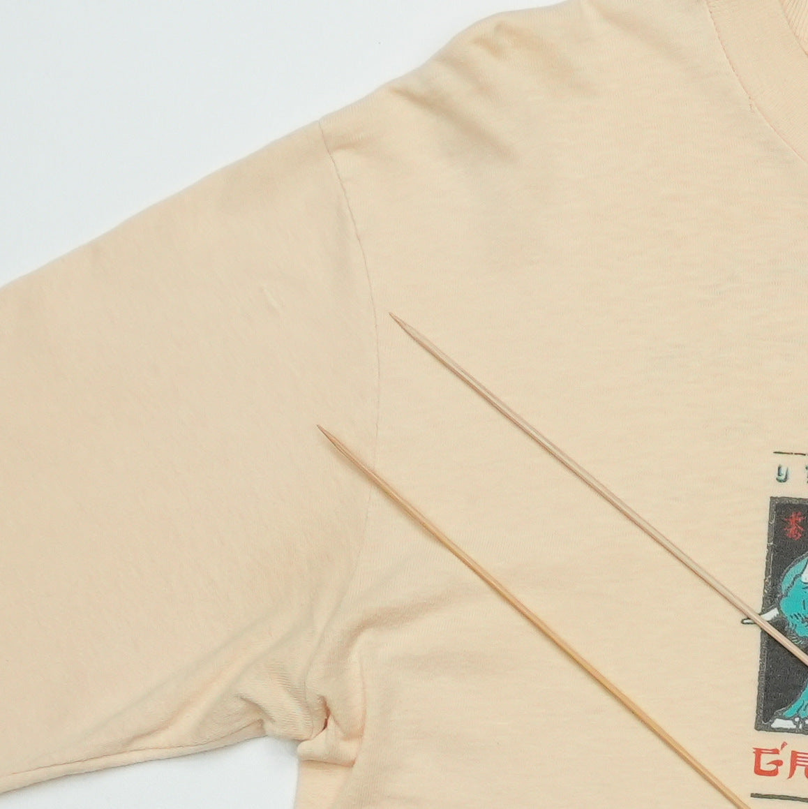1985 Grateful Dead Henry J. Kaiser Long Sleeve Shirt Detail