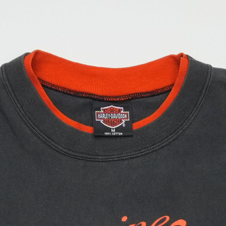 1990s Harley Davidson Gastonia North Carolina Shirt Front Detail 2