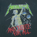 1988 Metallica ...And Justice for All European Tour Shirt Front Graphic