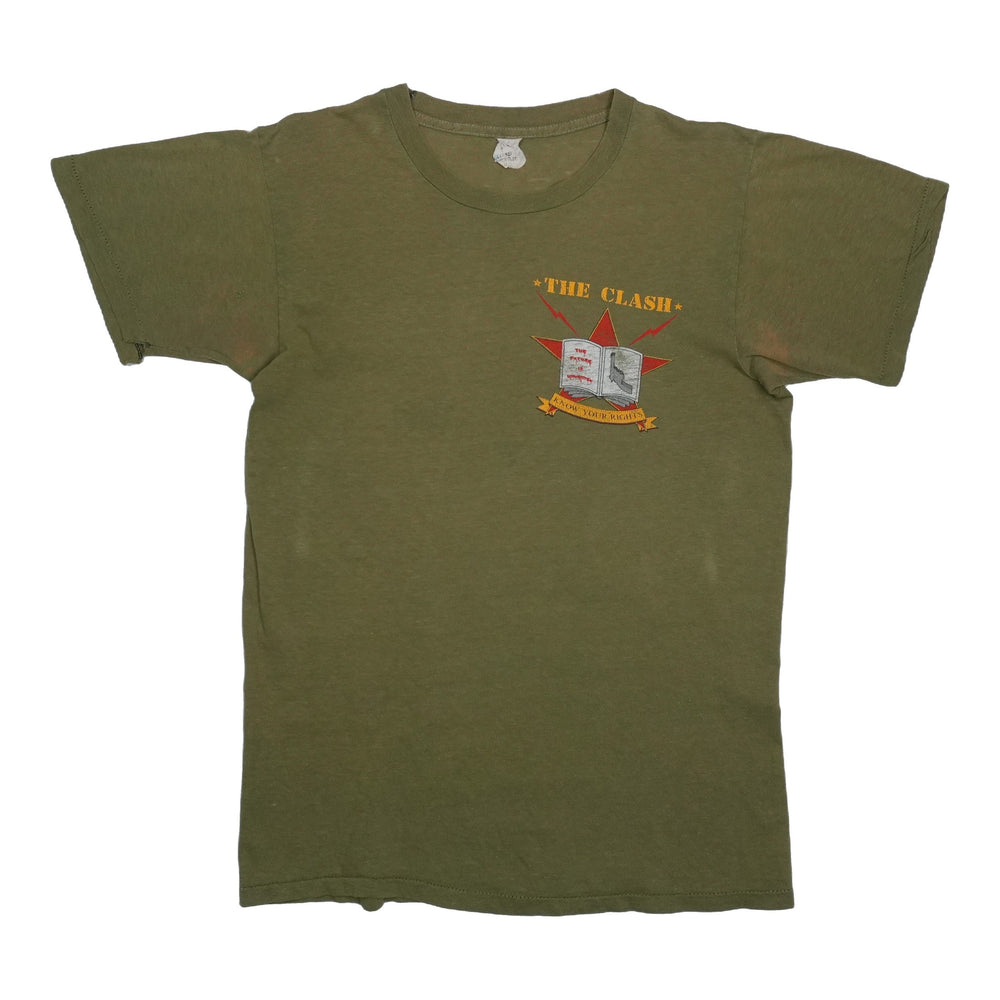 1982 The Clash North American Campaign Shirt Front