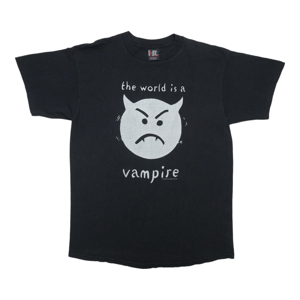 1996 Smashing Pumpkins The World Is A Vampire Shirt Front
