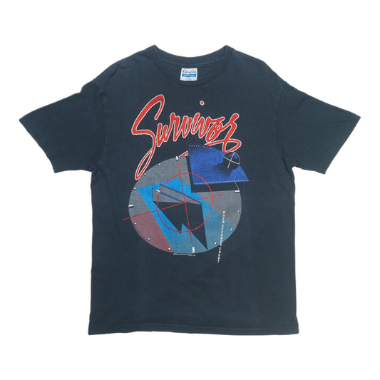 1987 Survivor When Seconds Count Shirt Front