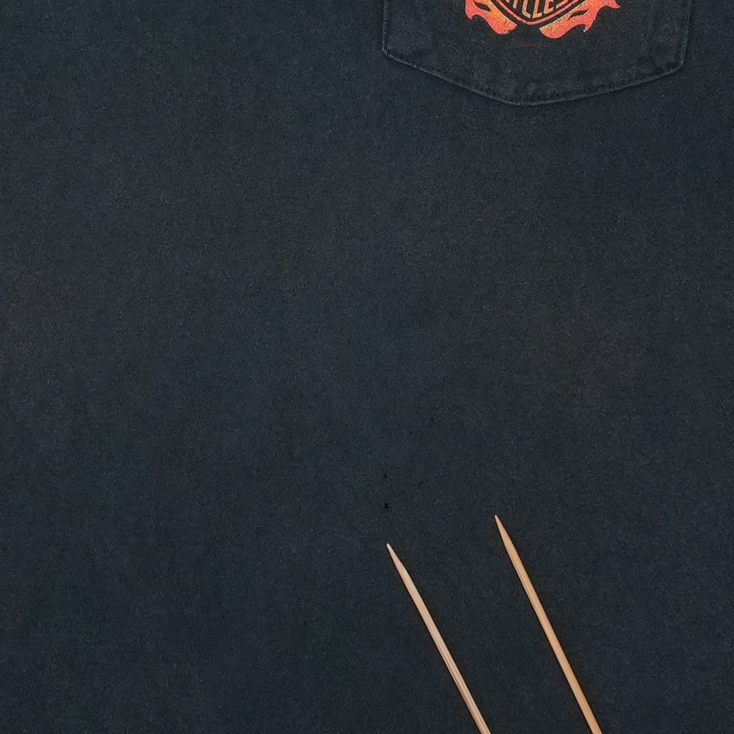 2002 Harley Davidson Maui Pocket Shirt Detail 4