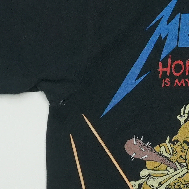 1986 Metallica Damage Inc Tour Shirt Back Detail 2