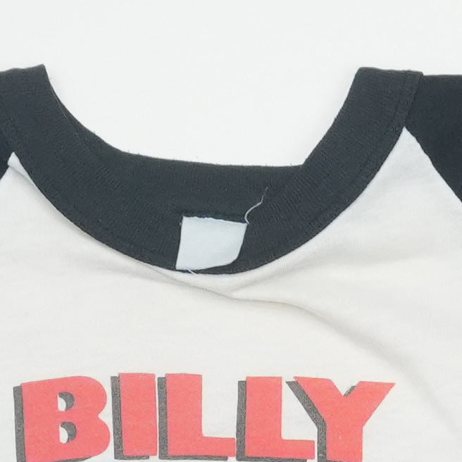 1984 Billy Squier Signs Of Life Tour Raglan Shirt Tag