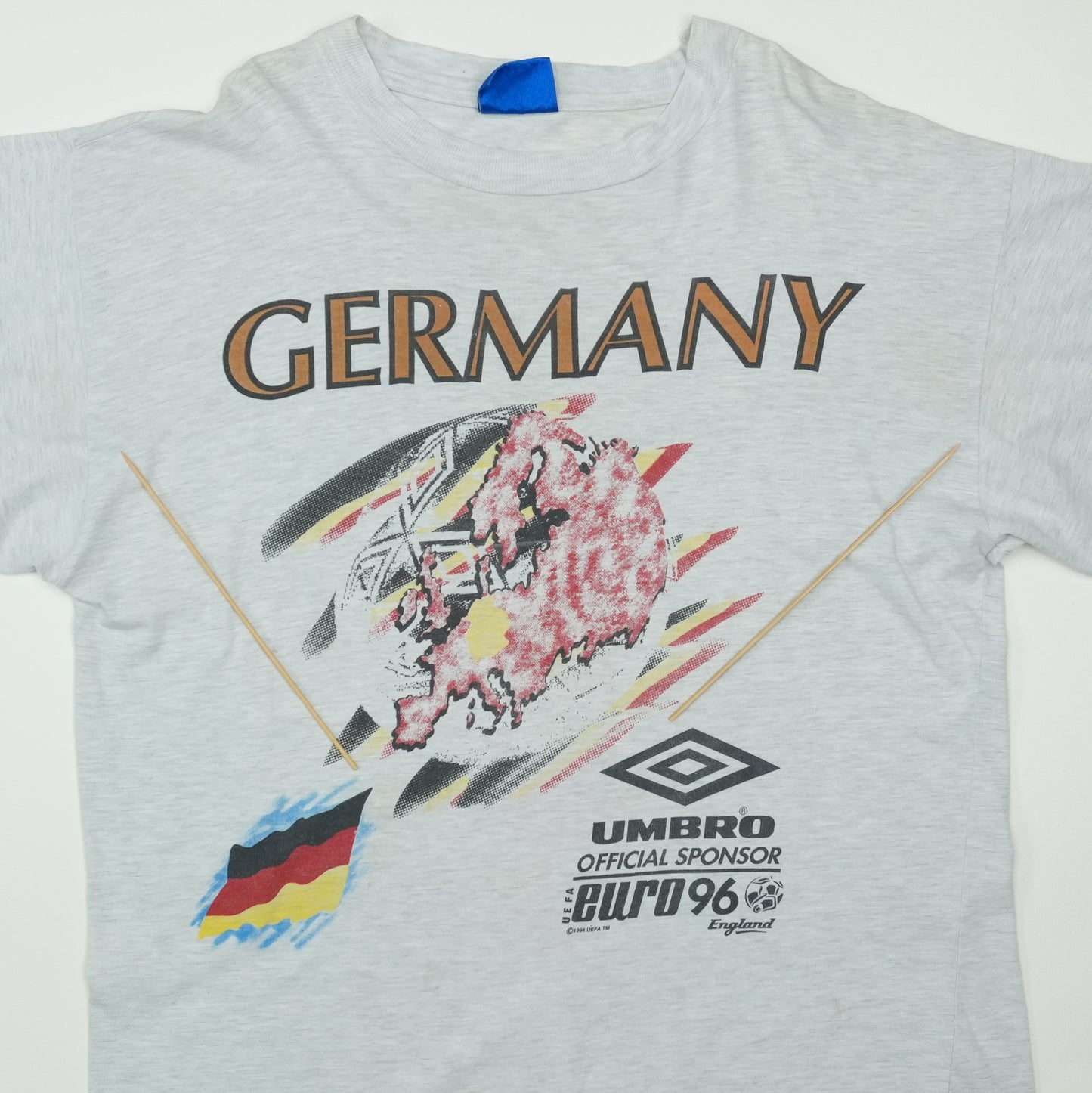 1996 Germany Euro 96 Umbro Shirt Detail 4