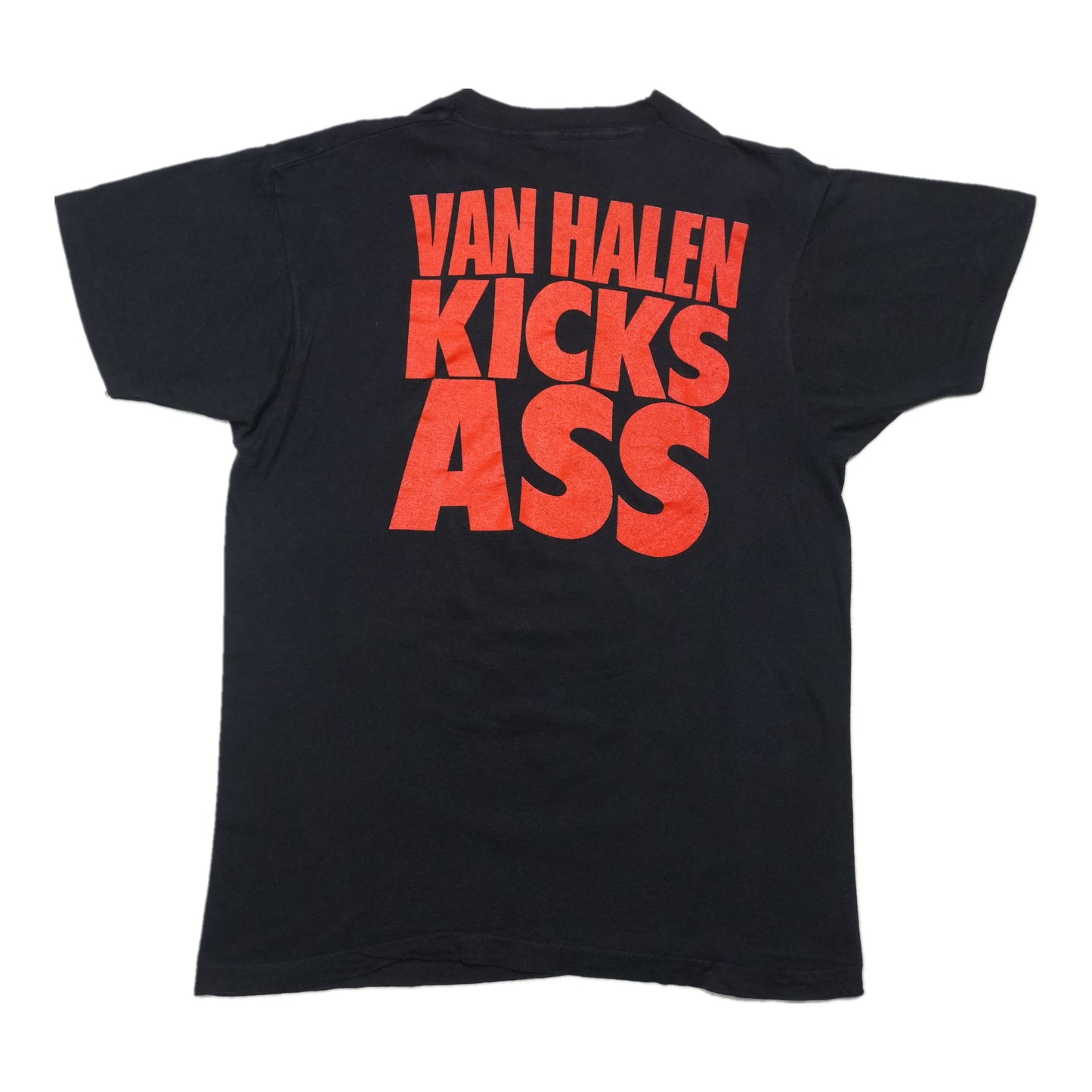 1980s Van Halen Kick Ass Shirt Back
