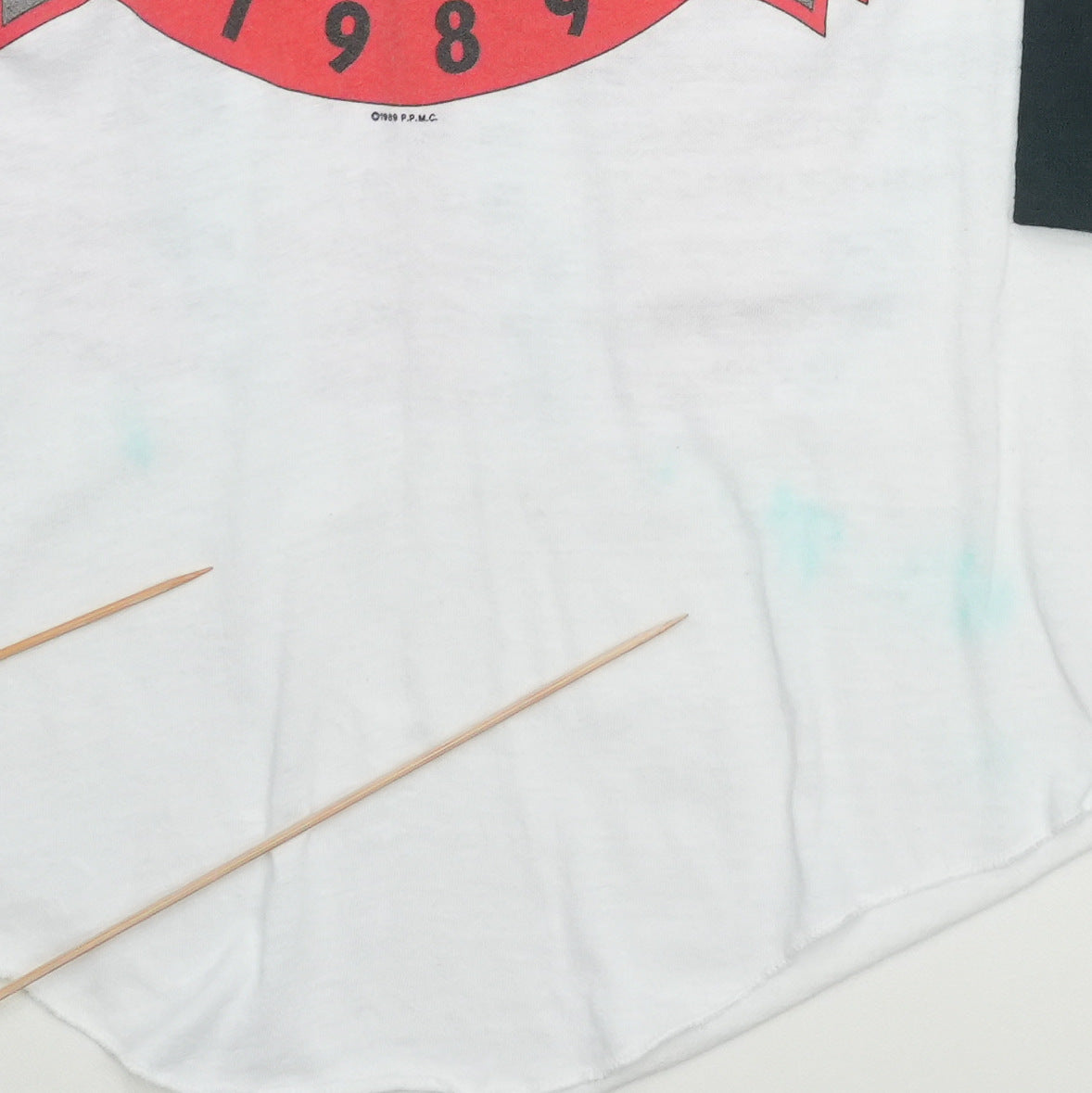 1989 The Who The Kids Are Alright Tour Raglan Shirt Detail 3